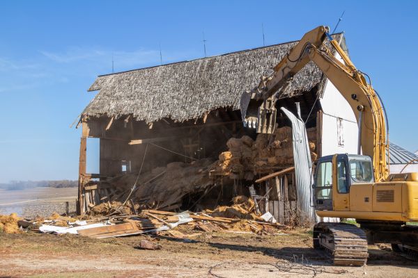 Barn Demolition in Waynesville