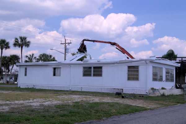Mobile Home Demolition in Waynesville
