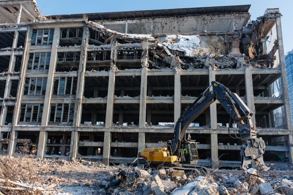 Commercial Building Demolition in Waynesville