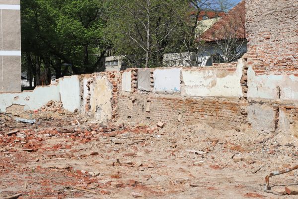 Brick Wall Demolition in Waynesville